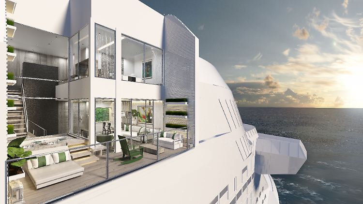 Eine Edge-Villa mit exquisitem Ausblick aufs Meer.