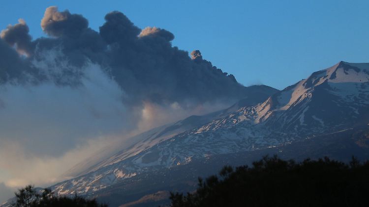 Intensivere Ätna-Eruptionen in den vergangenen Tagen.