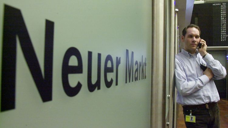 Das war noch 2001: der Neue Markt.