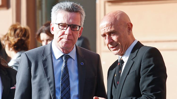 Bundesinnenminister de Maizière trifft in Rom mehrere EU-Kollegen und Vertreter nordafrikanischer Staaten.