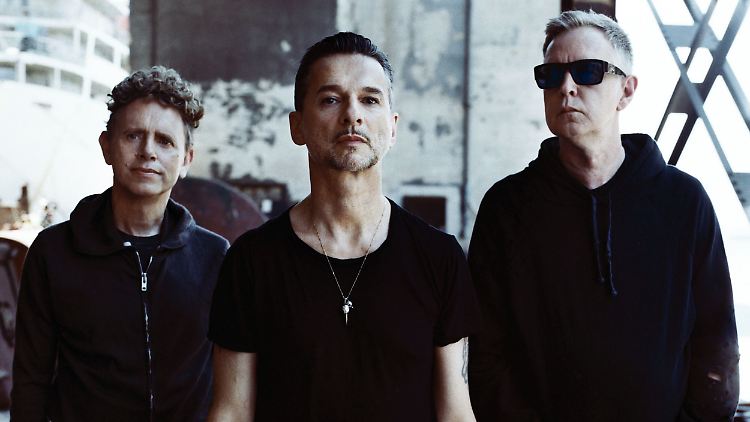 Seit 1995 sind sie nur noch ein Trio: Depeche Mode alias Martin Gore, Dave Gahan und Andrew Fletcher (v.l.).