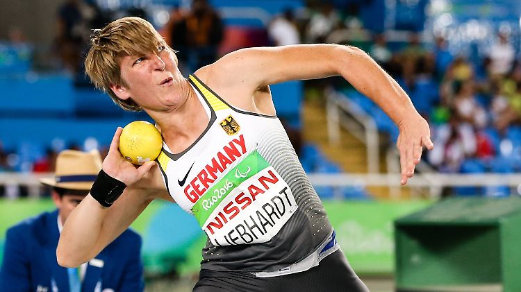 Franziska Liebhardt ist Weltrekordhalterin im Kugelstoßen.