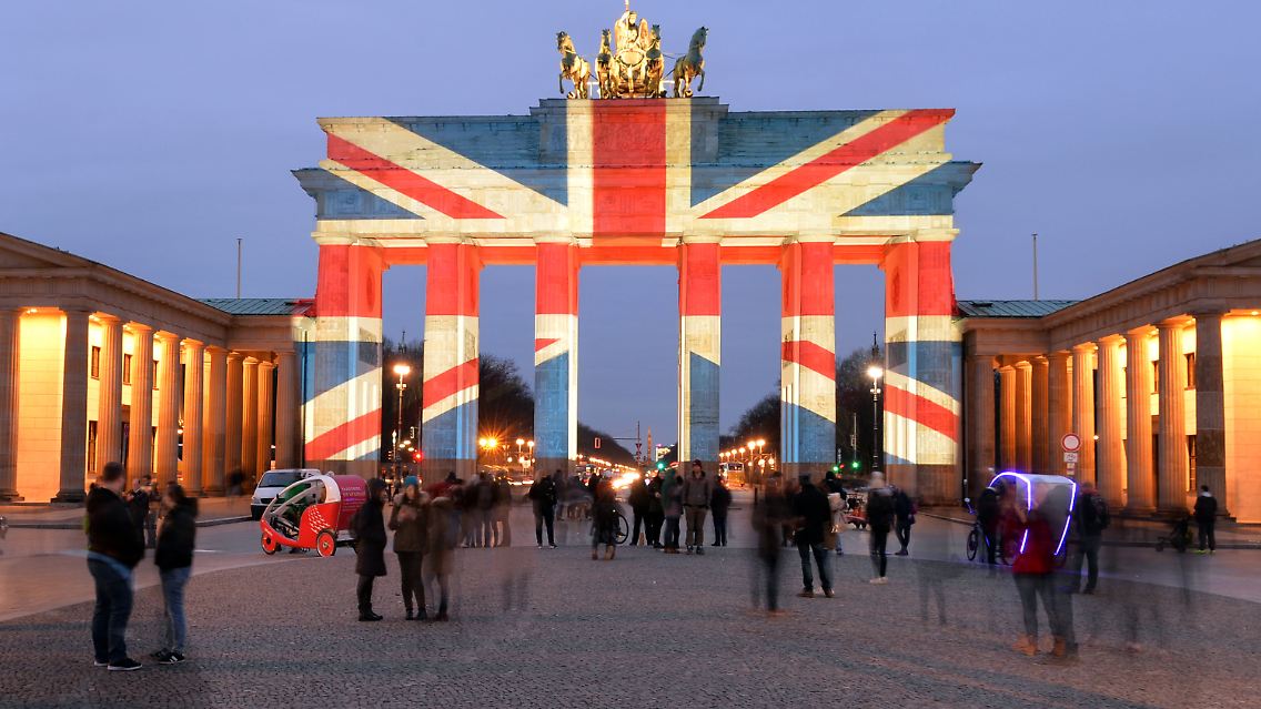 Der Union Jack in Berlin.