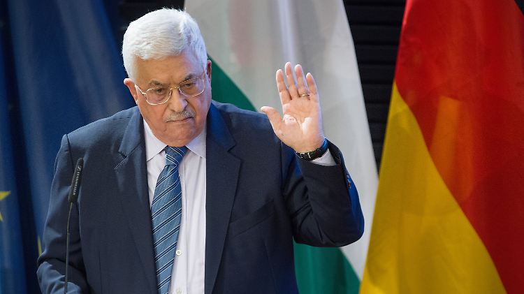 Abbas setzt auf Deutschlands gute Beziehungen zu Israel.