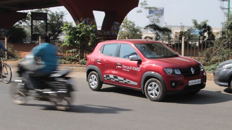 In Indien ist der Renault Kwid binnen einen Jahres zum Verkausschlager geworden.