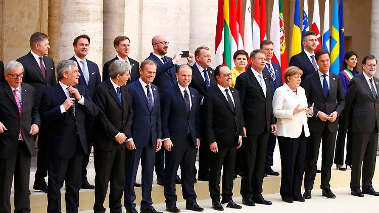 Die EU hat Geburtstag und alle feiern mit - außer die Briten.