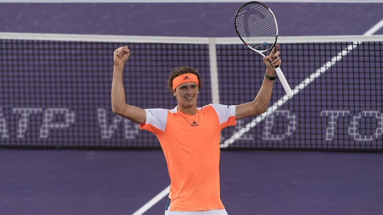 Top in Form: Alexander Zverev.