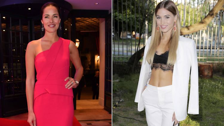 Hoffen auf Mutterfreuden: Ana Ivanovic (l.) und Ann-Kathrin Brömmel.
