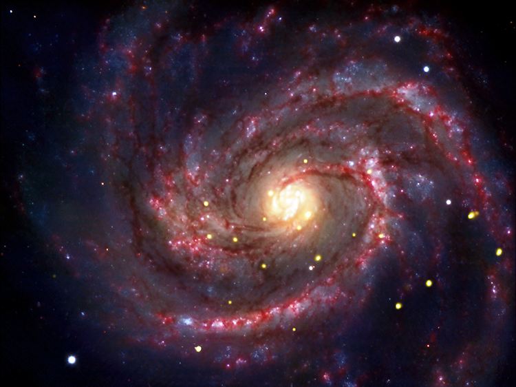 Das schwarze Loch ist bei der Explosion eines Sterns in der Galaxie M100 entstanden.