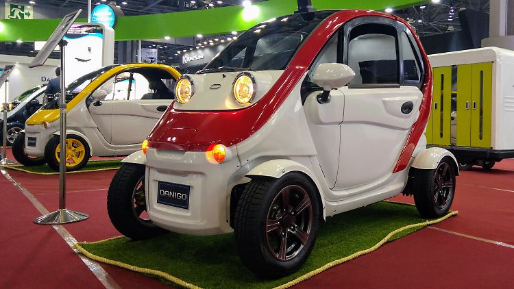 Das Angebot von Daechang Daningo sieht dem Renault Twizy zum Verwechseln ähnlich.