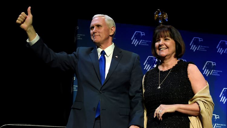 Mike Pence und seine Frau Karen.
