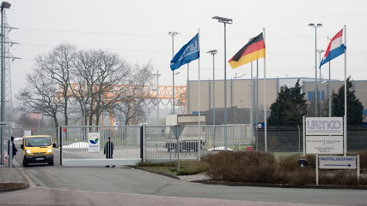 Eingang zur Anreicherungsanlage in Gronau