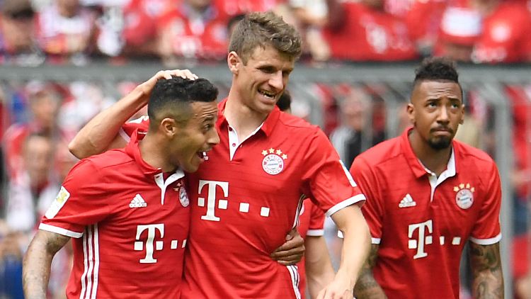 Befreit: FC-Bayern-Torjäger Thomas Müller.