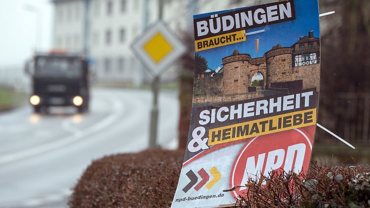 2014 zog die NPD ins Büdinger Parlament ein. 