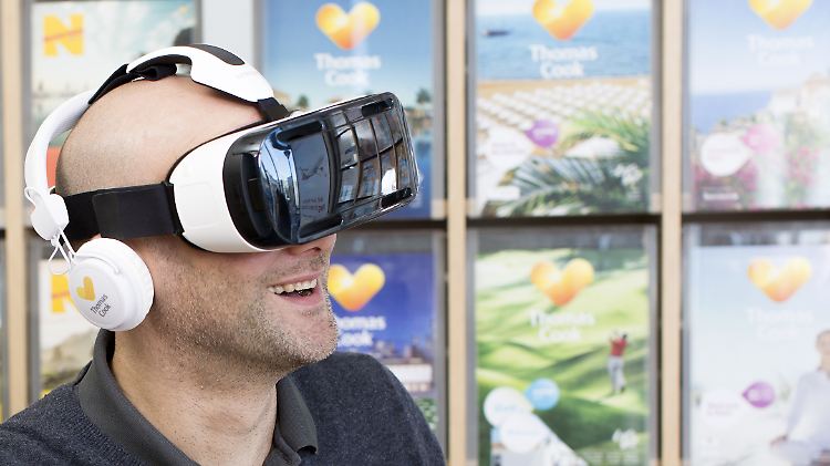 So sieht VR im Reisebüro aus.