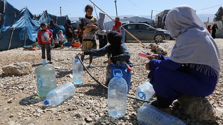 Die meisten Flüchtlinge aus Syrien leben in den Nachbarländern Libanon (Foto), Jordanien und der Türkei.