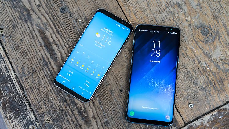 Die Displays des Galaxy-S8-Duos sind absolute Spitze.