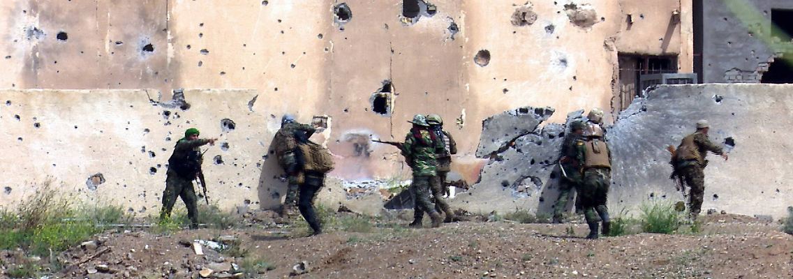 Irakische Sicherheitskräfte in Tikrit