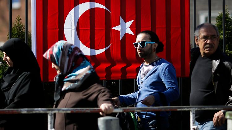Rund 1,4 Millionen wahlberechtigte Türken leben in Deutschland.
