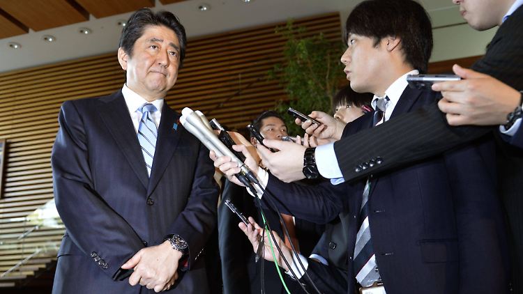 Japans Ministerpräsident Abe warnt eindringlich vor Nordkorea.