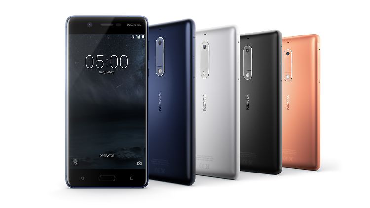 Das Nokia 5 kostet voraussichtlich weniger als 200 Euro.