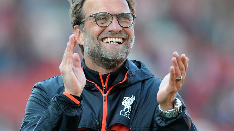 Klopp hatte nach dem Abpfiff gegen Stoke gut Lachen.