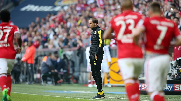 BVB-Trainer Thomas Tuchel war mit seiner Borussia in München chancenlos - und nahm das klaglos hin.