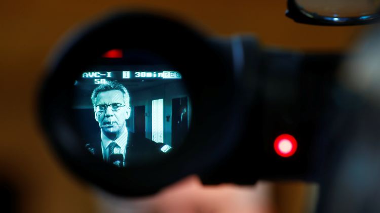 Innenminister Thomas de Maizière.