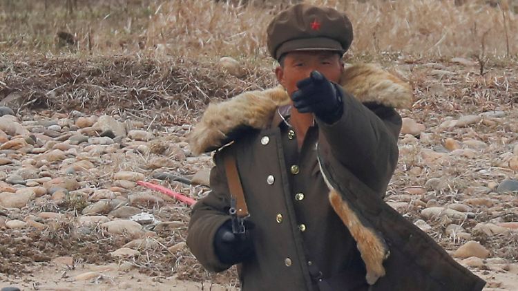 Pjöngjang fühlt sich durch die Verlegung von US-Kriegsschiffen provoziert.