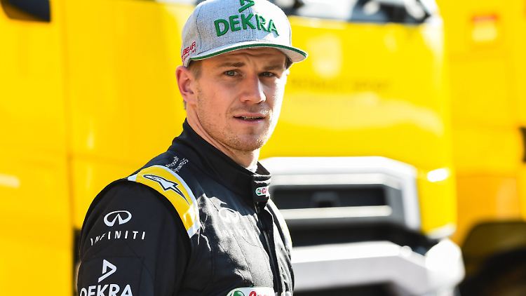 Nico Hülkenberg fühlt sich in seinem neuen Rennanzug ein wenig wie "Biene Maja". 