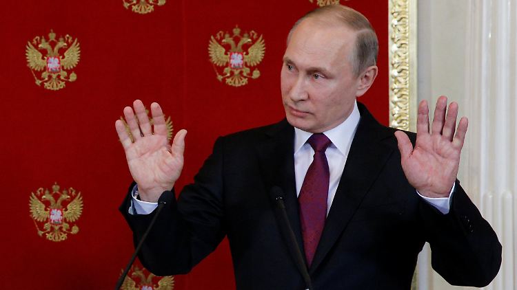 Wladimir Putin hat eigene Vorstellungen des Geschehenen.