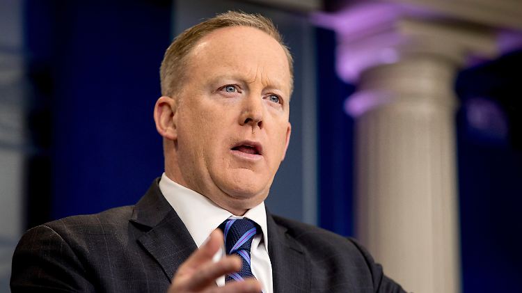Sean Spicer geriet in Erklärungsnot.