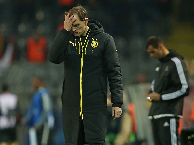 Unglücklich: BVB-Trainer Thomas Tuchel.