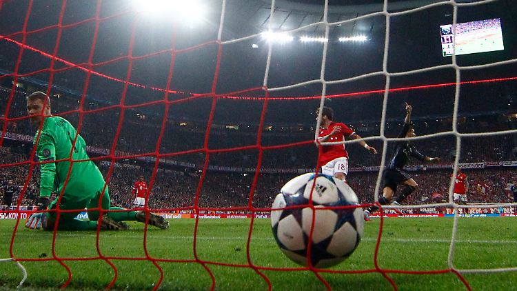 Bayern-Torwart Manuel Neuer wurde zweimal bezwungen.