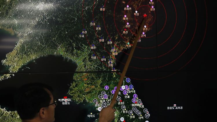 Der letzte nordkoreanische Atomtest im September 2016 löste ein Erdbeben der Stärke 5,3 aus.