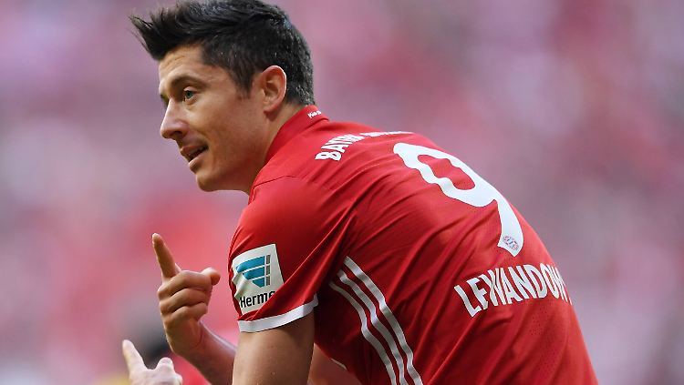 Kollektives Aufatmen in München: Robert Lewandowski meldet sich fit fürs Rückspiel in Madrid.