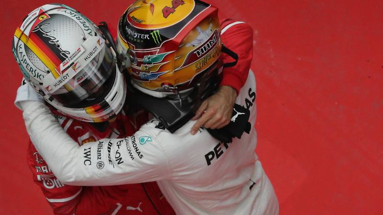 In den Infight werden Sebastian Vettel und Lewis Hamilton nicht gehen, aber auf der Strecke könnte es in Bahrain krachen.