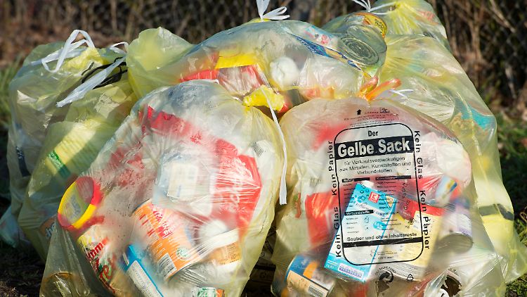 Der Gelbe Sack hat in den Plänen der Grünen ausgedient.