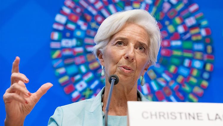 Christine Lagardes Amtszeit als IWF-Chefin geht noch bis 2021.