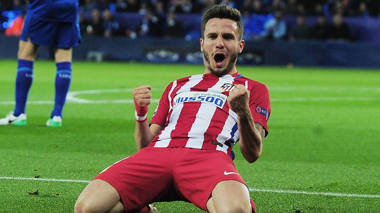 Saúl Niguez erzielte das wichtige Tor für Atlético Madrid.