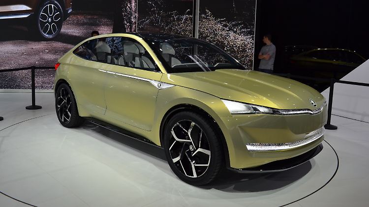 Mit der "Vision E" will Skoda elektrisch in die Zukunft fahren.