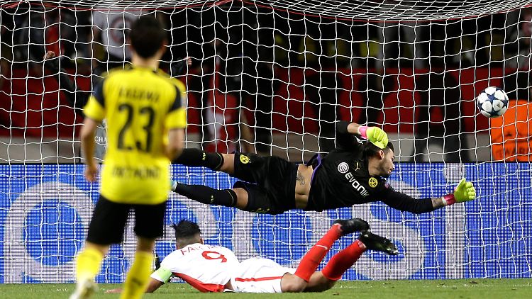 BVB-Keeper Roman Bürki war schon nach 17 Minuten zweimal geschlagen.
