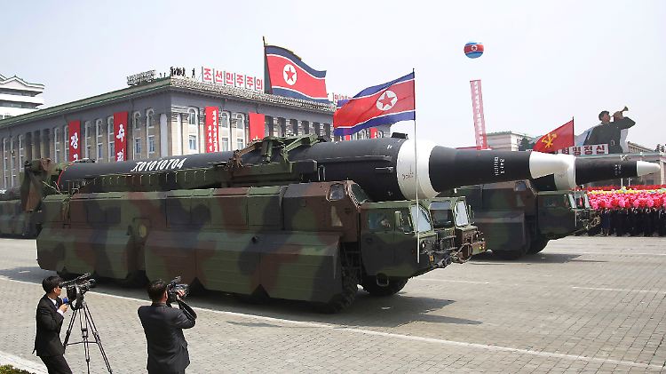 Vergangene Woche präsentierte Nordkorea Teile seines Waffenarsenals.