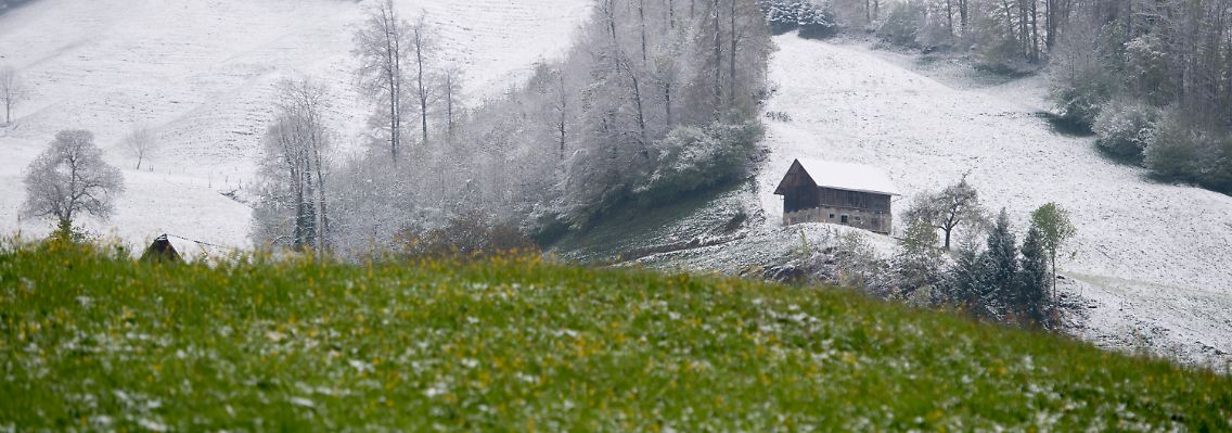Schnee oder nicht Schnee, fragen sich die Schweizer.