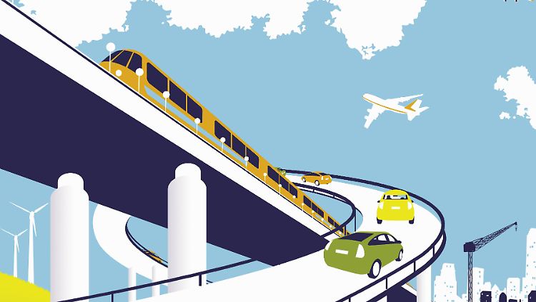 Nicht immer sind Flugreisende schneller da als Bahnfahrer.