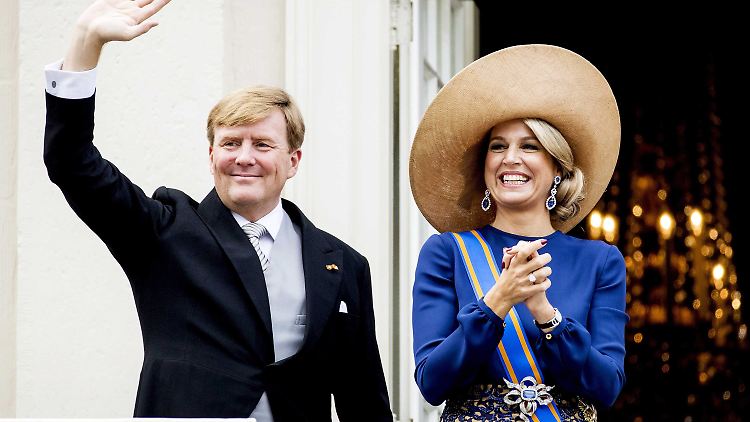 Glückliches Königpaar: Willem-Alexander und Máxima.