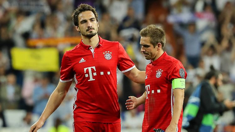 Neulich im Bernabéu: Mats Hummels und Philipp Lahm.