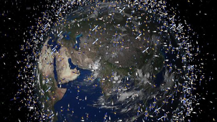 Laut Esa gibt es rund 166 Millionen Trümmerteile, die zwischen einem Millimeter und einem Zentimeter groß sind.