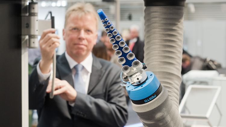 Der "Octopus Gripper" von Festo soll feinfühlige Bewegungen ausführen können.