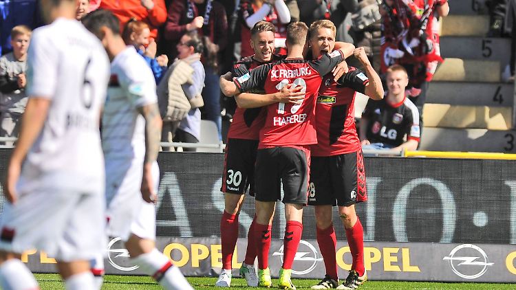 Freiburgs Superjoker Nils Petersen traf diesmal, obwohl er in der Startelf stand.